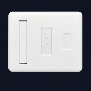 CAT5e Single Surface Mount Data Box (ABS) product image