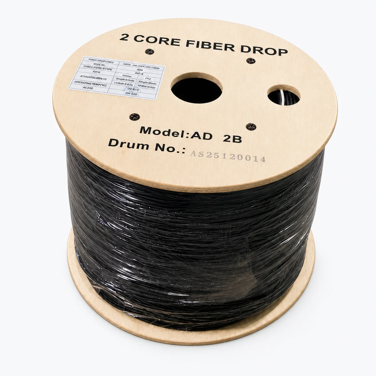 2 Fibre Round Drop Black 3.2mm (AD2B) product image