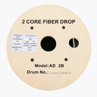 2 Fibre Round Drop Black 3.2mm (AD2B) product image