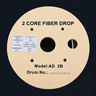 2 Fibre Round Drop Black 3.2mm (AD2B) product image