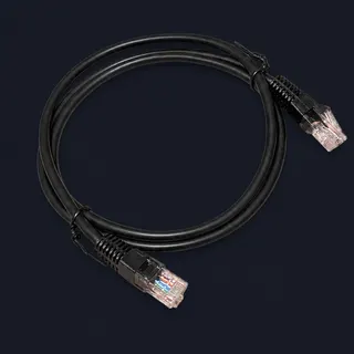 Attac 1m CAT5E UTP RJ45 Patch Lead - Black (AP1BK) product image