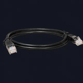 Attac 1m CAT5E UTP RJ45 Patch Lead - Black (AP1BK) product image
