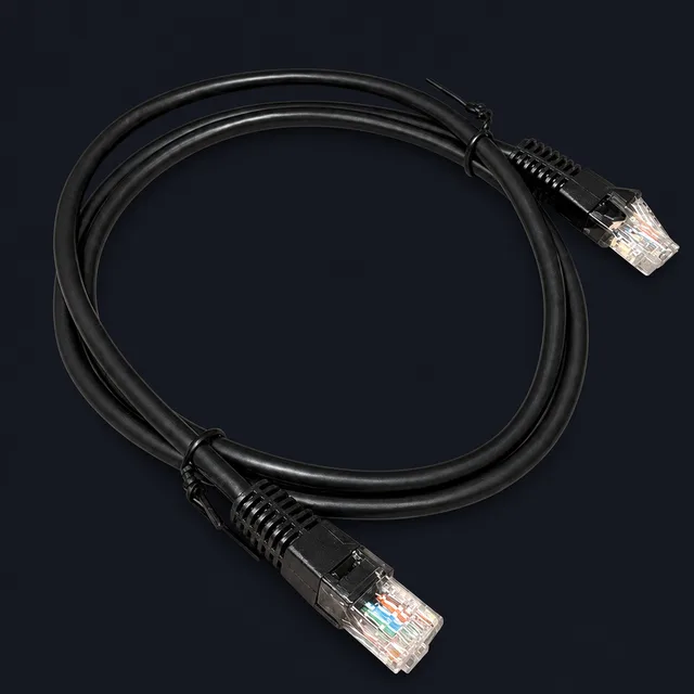 Attac 1m CAT5E UTP RJ45 Patch Lead - Black (AP1BK) product image