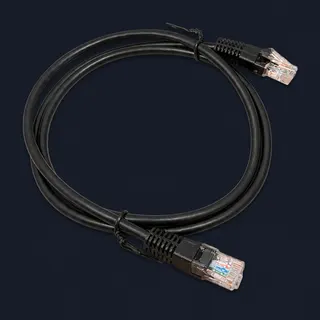 Attac 1m CAT5E UTP RJ45 Patch Lead - Black (AP1BK) product image