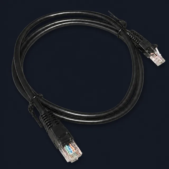 ATTAC 1m CAT6 UTP Black RJ45 Patch Lead (AP1BK6) product image