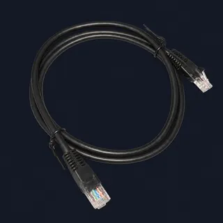 ATTAC 1m CAT6 UTP Black RJ45 Patch Lead (AP1BK6) product image