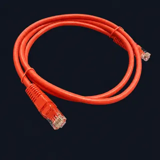 1m CAT5E UTP RJ45 Red Patch Lead (AP1R) product image