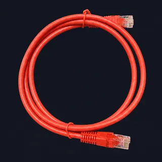1m CAT5E UTP RJ45 Red Patch Lead (AP1R) product image