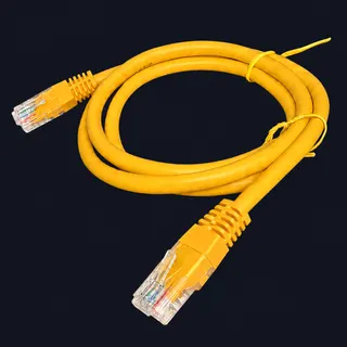 1m CAT6 UTP Yellow Patch Lead (AP1Y6) product image