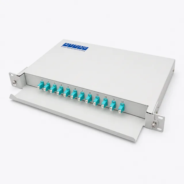 12 Port Fibre Patch Panel Populated OM3 (KP12OM3) product image
