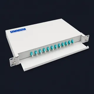 12 Port Fibre Patch Panel Populated OM3 (KP12OM3) product image